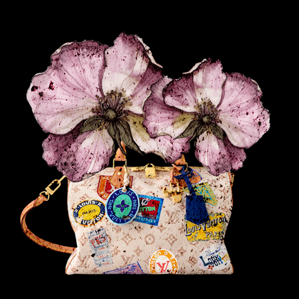 Louis Vuitton Handbag & Floral Fine Art Prints