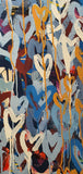 Oceans of Love | Abstract Love Heart Painting
