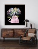 Louis Vuitton Handbag & Floral Fine Art Prints