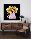Louis Vuitton Handbag & Floral Fine Art Prints