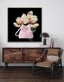 Louis Vuitton Handbag & Floral Fine Art Prints