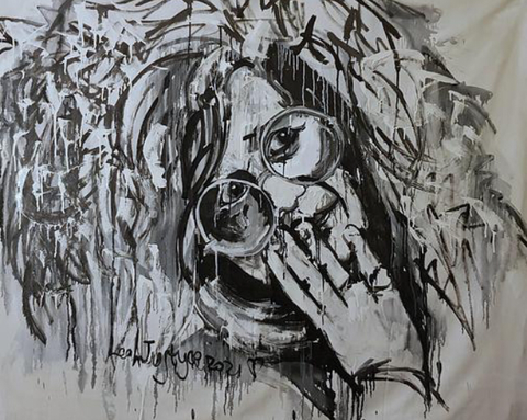 Janis Joplin Pop Art Portrait