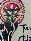 le chat noir painting
