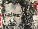 Jon Snow and Roses Pop Portrait