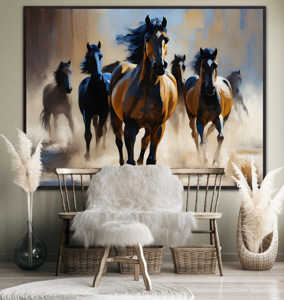 Buy Horse Art | Blue Horse Series