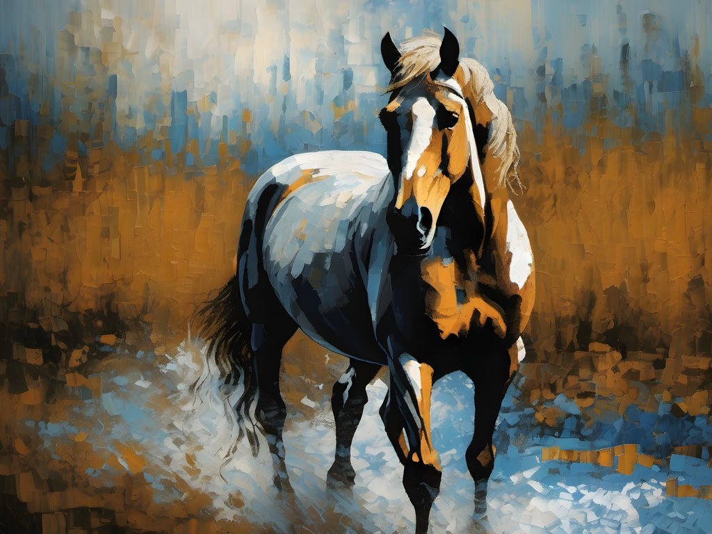 Buy Trending Horse Art | Blue Horse Series