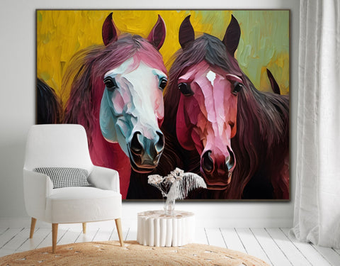 Pink Horse Series | Horse Art Prints