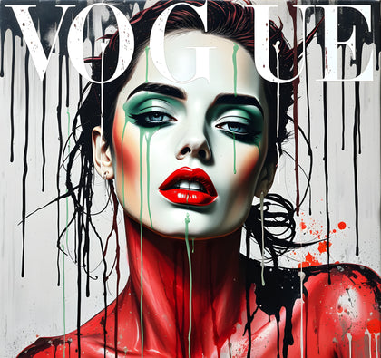 Portraits In Vogue | VOGUE Cover Inspired Portrait Art