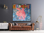 PLAYBOY Pop Art | Love Heart Painting