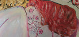 Danae and Roses (My Version of Gustuv Klimts Art)