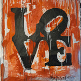 Bold, timeless, and universally resonant, this iconic LOVE painting celebrates one of the most powerful words in the human language. Set against a striking red background, the artwork features the globally recognised LOVE typography made famous by pop art pioneer Robert Indiana.