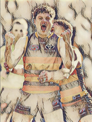 Harry Schonberg AFL Art | Limited Edition Prints Adelaide Crows