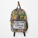 Abstract Love Heart Backpack