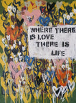 Abstract Love Heart Painting - Where There Is Love