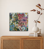 Abstract Mini Love Heart Painting - Falling For You Again