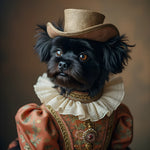 Victorian Charm In Minature | Affenpinscher In Clothing Art