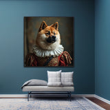 Pride and Elegance | Akita In Clothing Art