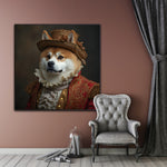 Dignity In Velvet | Akita In Clothing Art