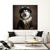 Aristocratic Sledder | Akita In Clothing Art