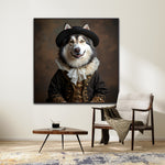 Aristocratic Sledder | Akita In Clothing Art