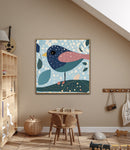 Chirpy Companion | Children Wall Art Print