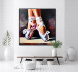 Echoes On Stage | Pointe Shoe Art Prints