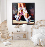 Echoes On Stage | Pointe Shoe Art Prints