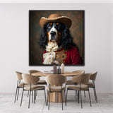 Noble Bernese | Bernese Mountain Dog In Clothing Art