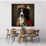 Bernese In Elegance | Bernese Mountain Dog In Clothing Art