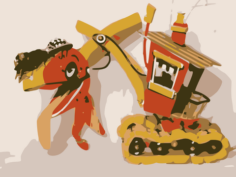 Bill Steamshovel Made-to-Order Portrait Paintings