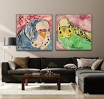 Budgie Painting Prints