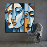 Female Cubism Portraits and Figures – Contemporary Art for Modern Spaces