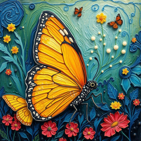 Delicate Symphony | Butterfly Art Print