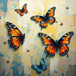 Vibrant Metamorphosis | Butterfly Art Print