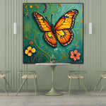 Threads Of Flight | Butterfly Art Print