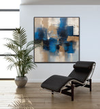 Cerulean Flow | Abstract Art Prints