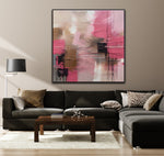 Blush Horizons | Abstract Art Prints