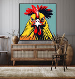 Sunrise Sentinel | Chicken Art Prints