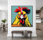 Sunrise Sentinel | Chicken Art Prints
