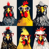 The Roosters Crow | Chicken Art Prints