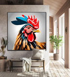 Golden Feathers | Chicken Art Prints