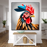 Golden Feathers | Chicken Art Prints