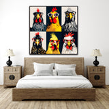 The Roosters Crow | Chicken Art Prints