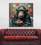 Soothing Splash | Chimpanze In Bath Art Prints