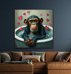 Primates in Paradise | Chimpanze In Bath Art Prints