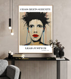 Abstract Art Poster | Chaos Meets Serenity