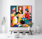 A Contemporary Gathering | Contemporary Wall Art