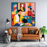 A Contemporary Gathering | Contemporary Wall Art