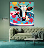 Bubble Moo | Cow In Bath Art Prints