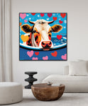 Pasture To Paradise | Cow In Bath Art Prints